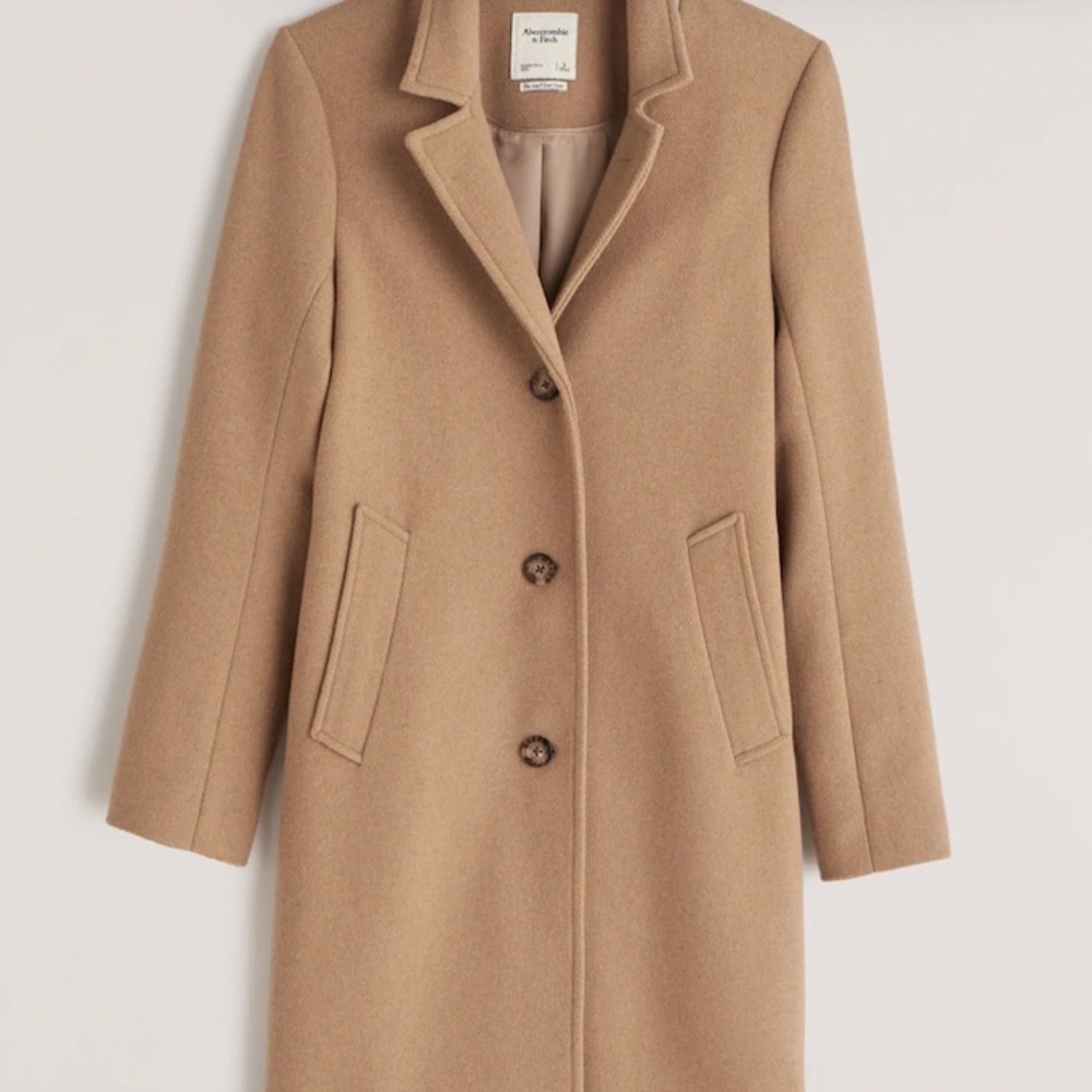 Abercrombie and Fitch Wool Dad Coat